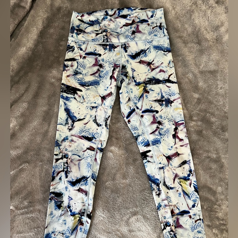 GUC lululemon wunder under leggings sz 8